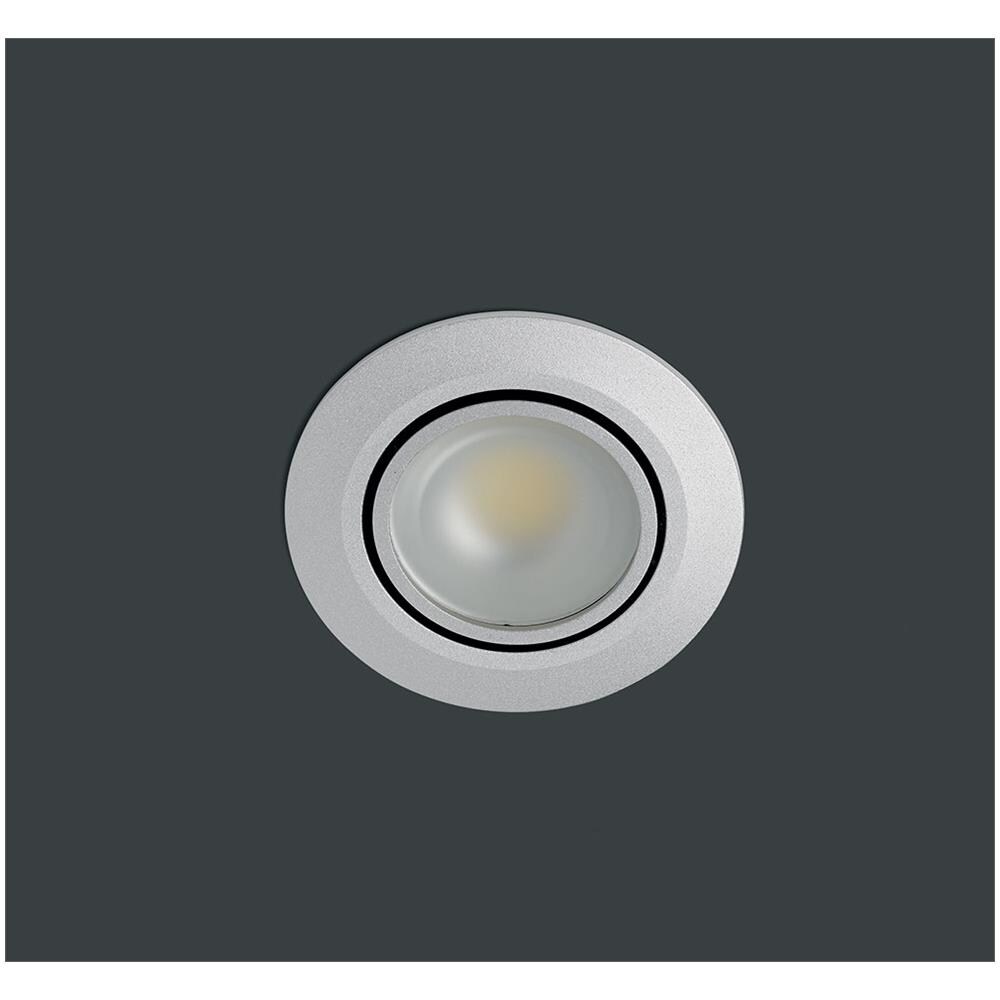 Alys Faretti Incasso Tondo Cob Led Orientabile Grigio 4000k 3w - Foto 2
