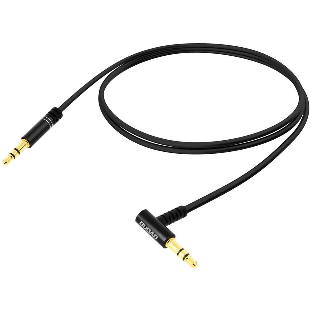 Cavo Jack Audio Da 3,5 Mm Maschio-maschio Punta Angolata A 90° 1m - Nero - Foto 10