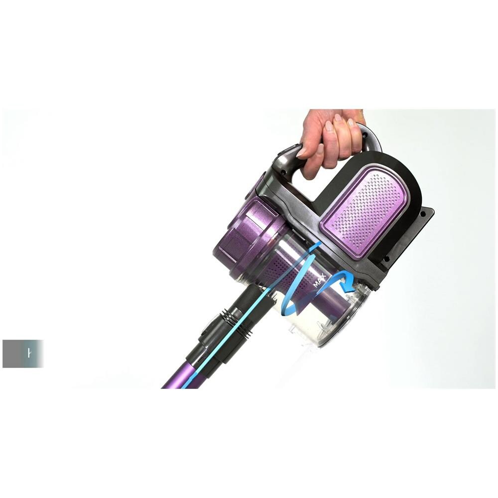 CLATRONIC BS 1307 A Scopa Ricaricabile 2in1 senza Sacco Colore Lilla CLATRONIC BS 1307 A Scopa Ricaricabile 2in1 senza Sacco Colore Lilla