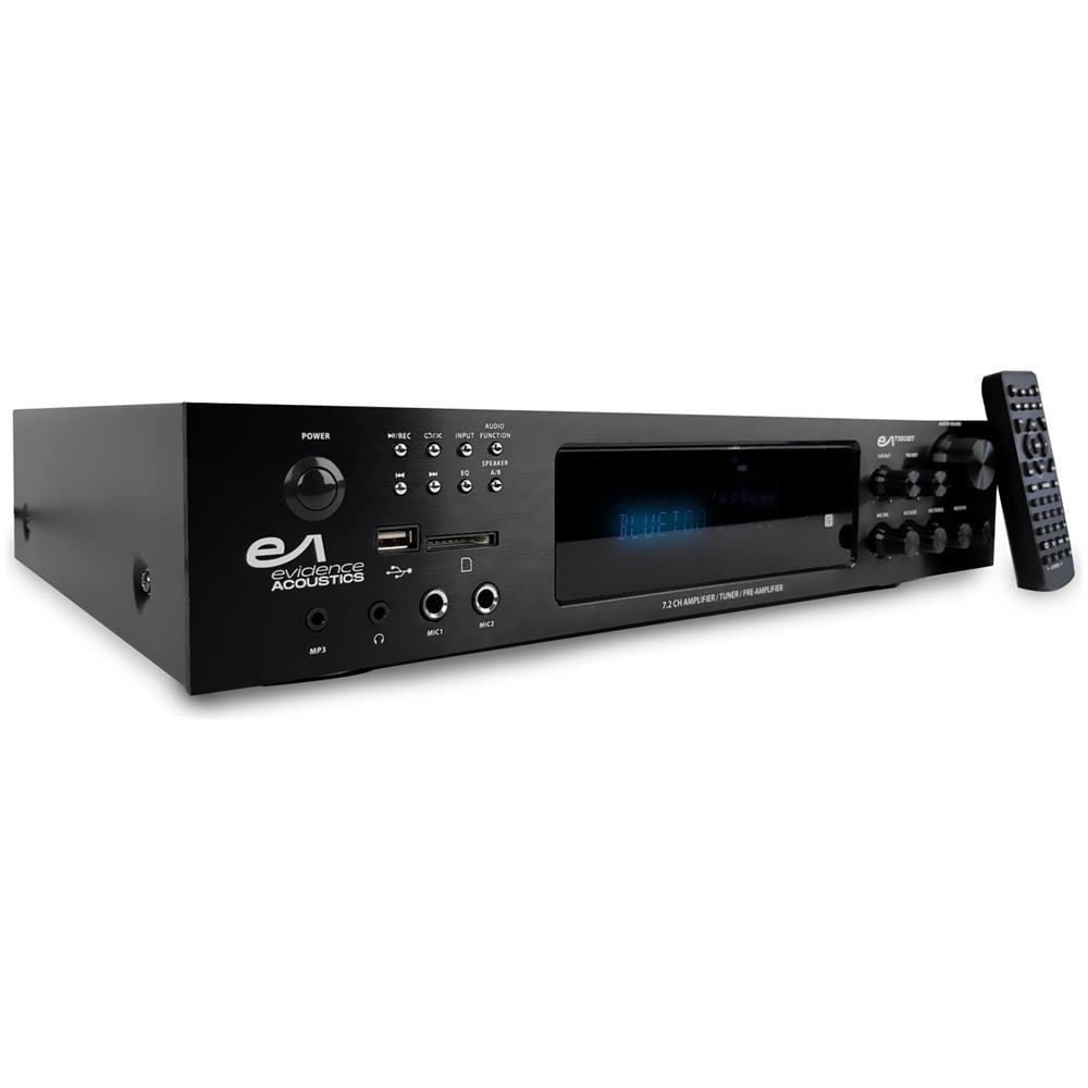 Amplificatore Stereo - Evidence Acustica Ea-7360-bt - Karaoke 5.2 / Usb Fm Di Deviazione Standard Bt - 4 + 3 X75w X20w - Foto 1