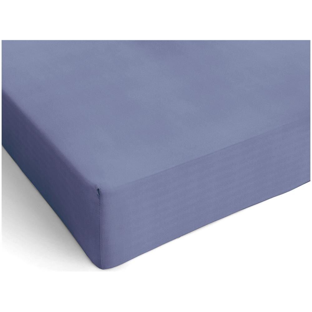 Lenzuolo Sotto Con Angoli In Microfibra - Singolo 89/90 X 190/200 X 25 Cm - Avio - Foto 1