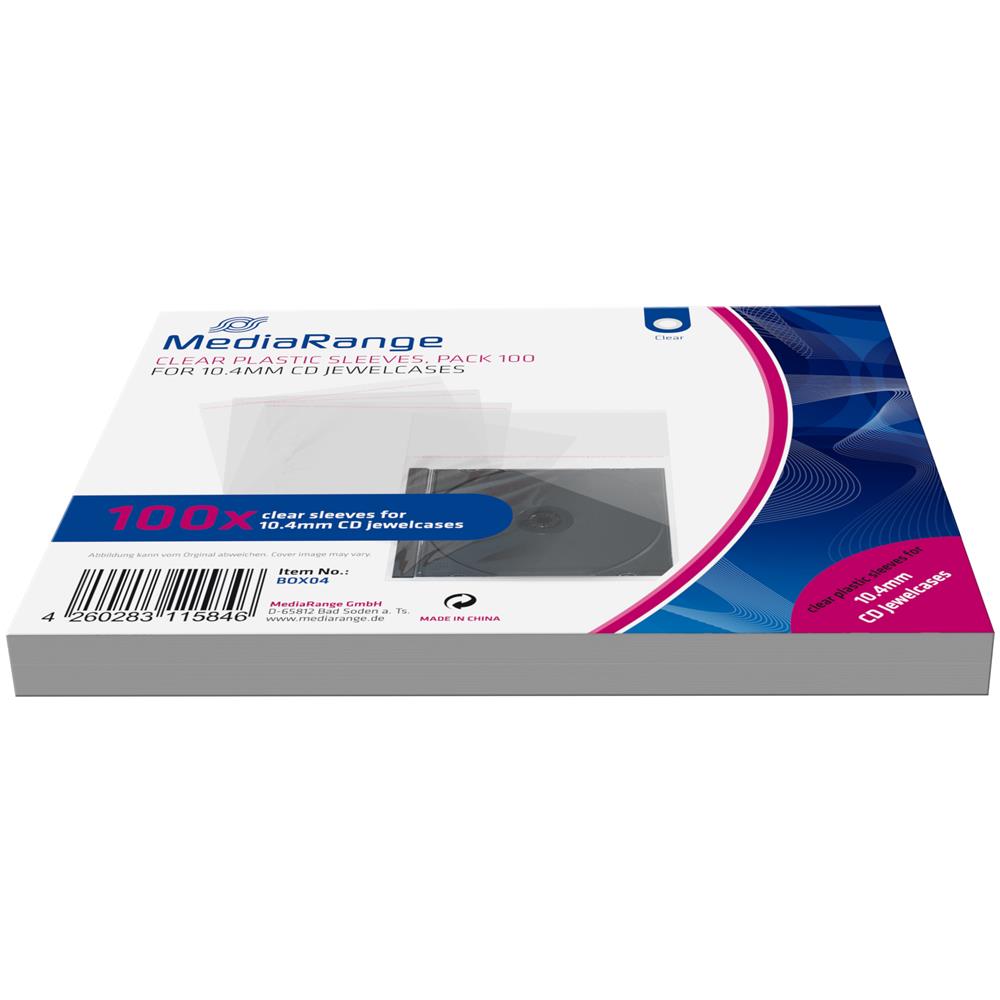 BOX04, Sleeve, Trasparente, Plastica, Antipolvere - Foto 1