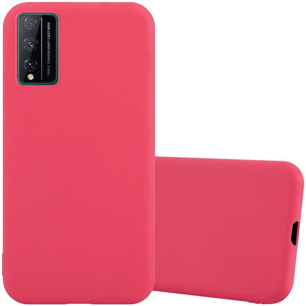 Custodia Compatibile Con Honor Play 4t Pro In Candy Rosso - Coperchio Protettivo In Silicone Tpu Flessibile - Foto 1