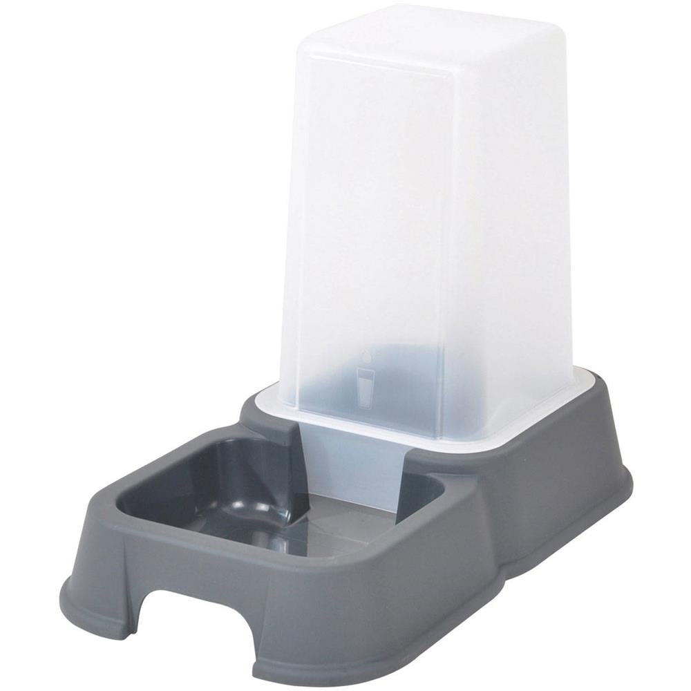 Distributore Di Cibo Secco E Acqua, 1,5 Litri, Nero - Foto 1