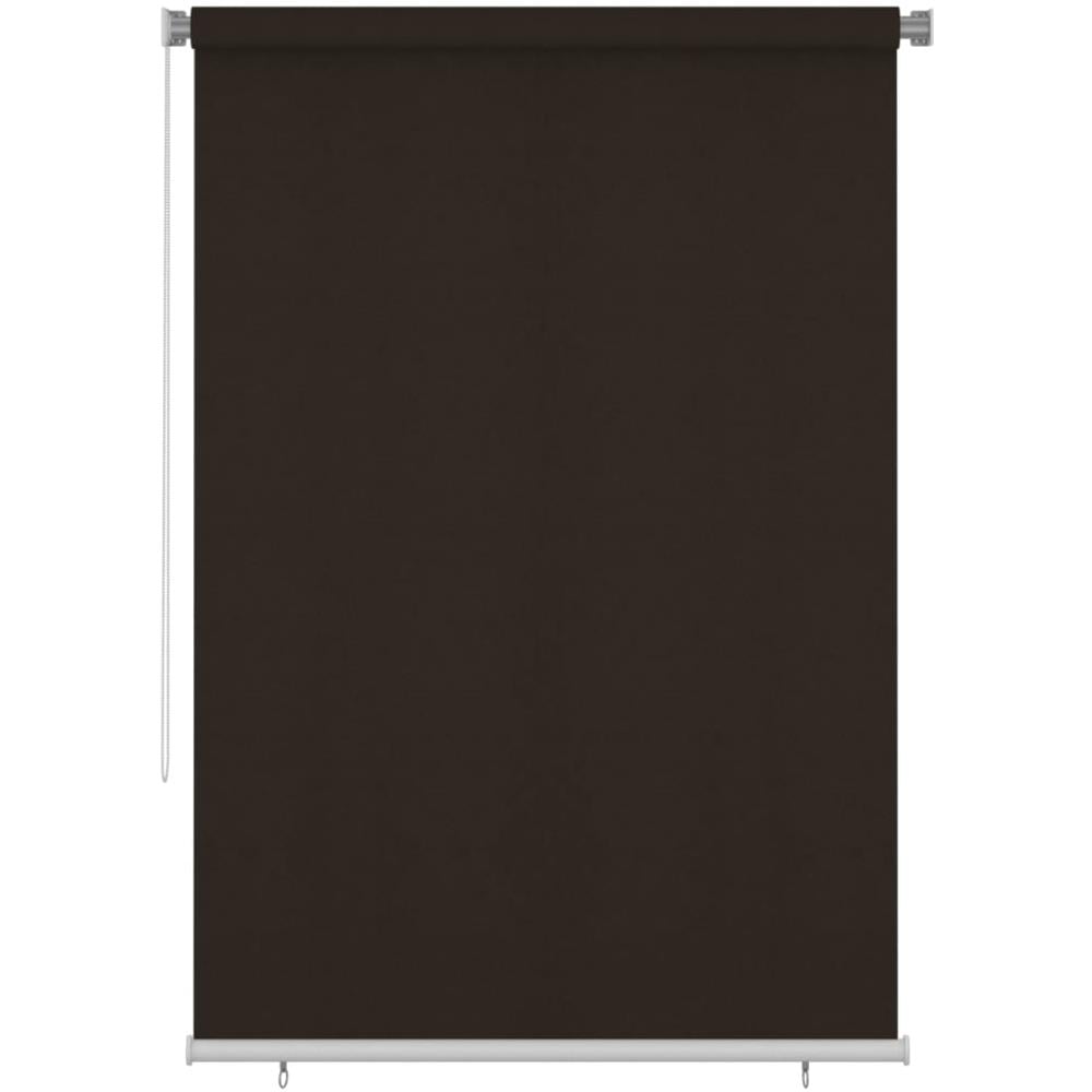 Tenda A Rullo Per Esterni 160x230 Cm Marrone Hdpe - Foto 1