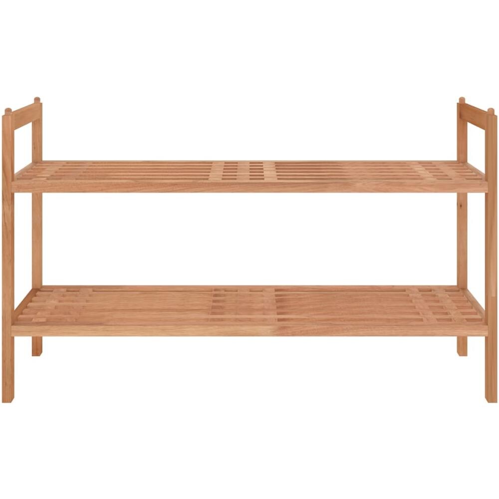 Scarpiera 69x27x41 Cm In Legno Massello Di Noce - Foto 3