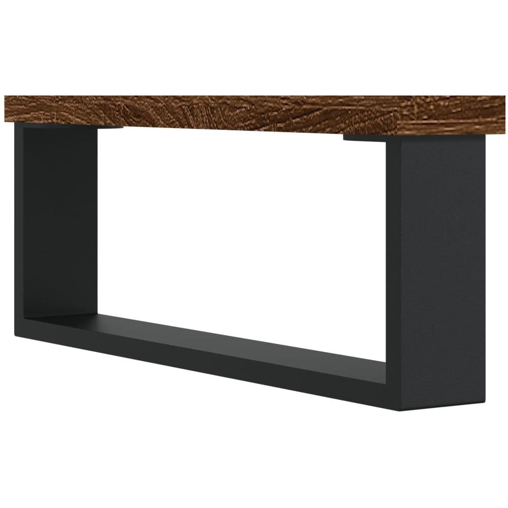 Comodini Rovere Marrone 2 Pz 40x30x50 Cm In Legno Multistrato - Foto 7