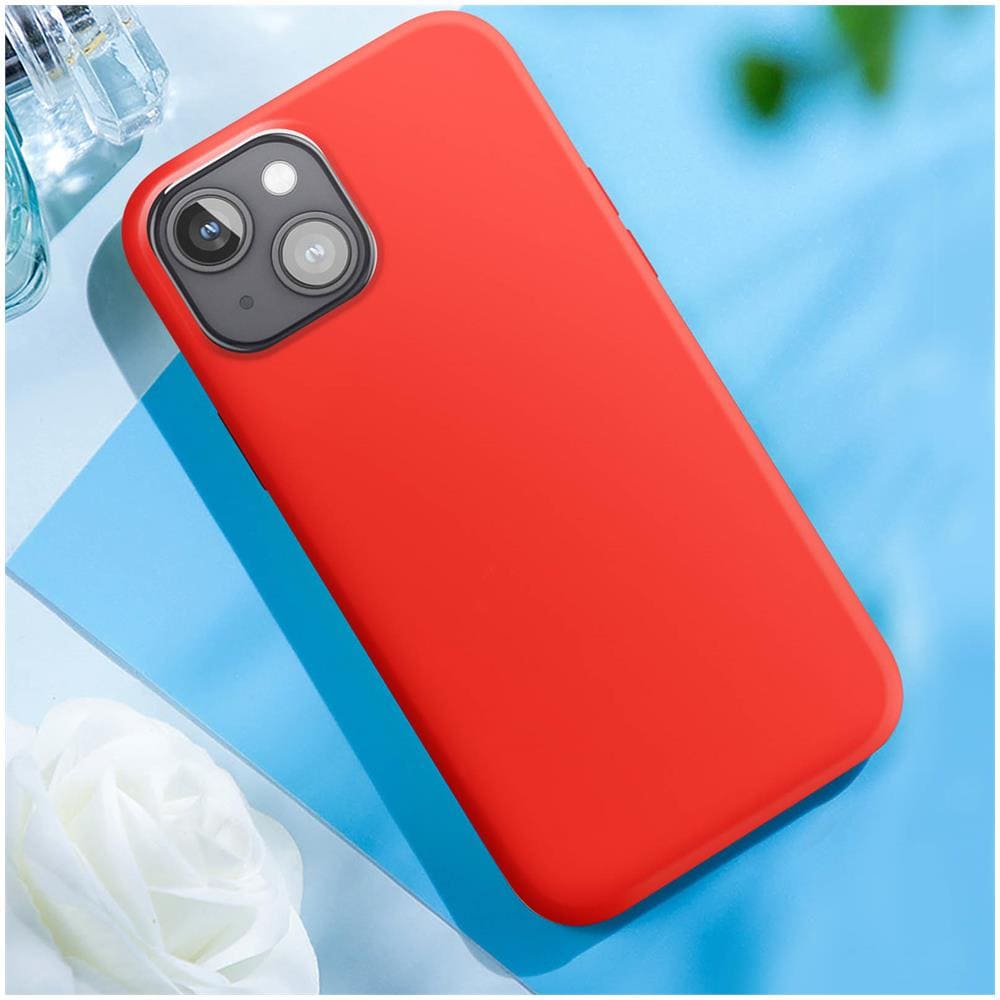 Cover Per Iphone 15 Ibrida Semirigida Sottile Leggera Befluo, Rosso - Foto 2