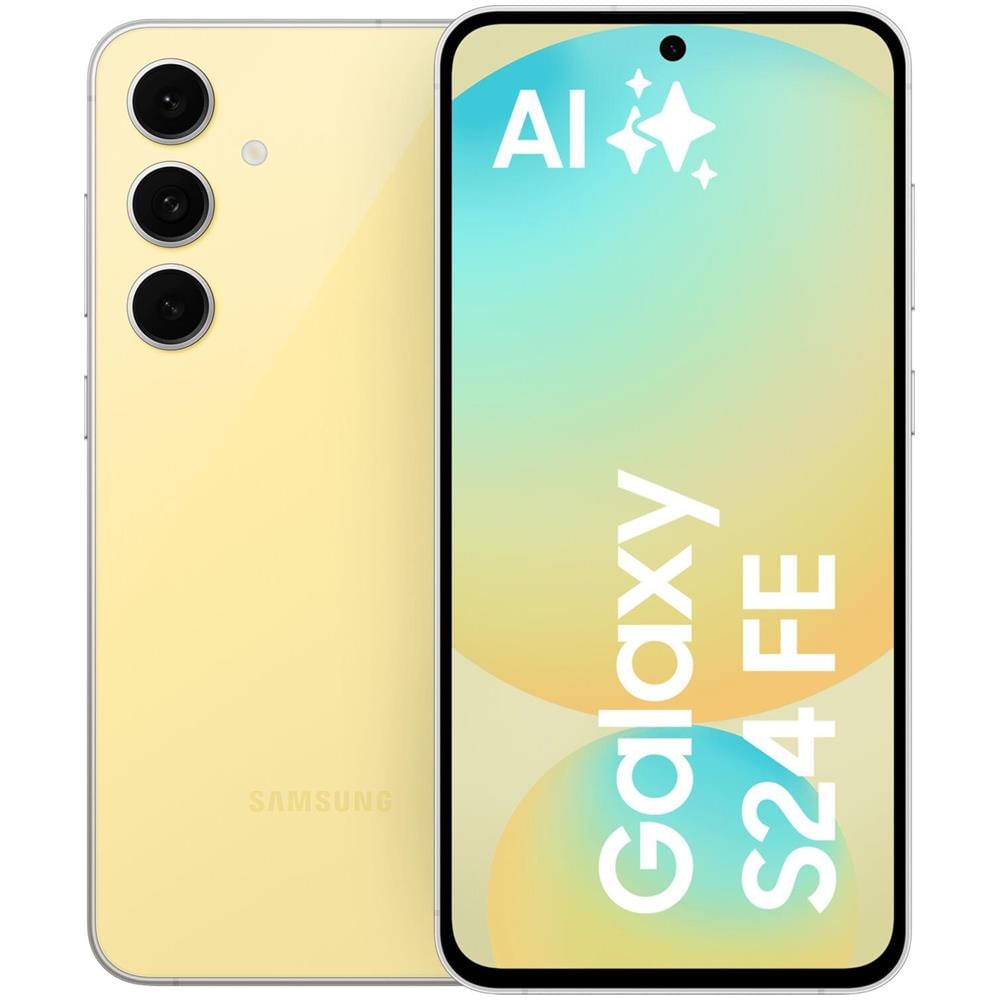 Galaxy S24 FE 5G 128GB 8GB Ram Display 6.7" Doppia SIM Android 14 USB tipo-C 4700 mAh Giallo Europa - Foto 1