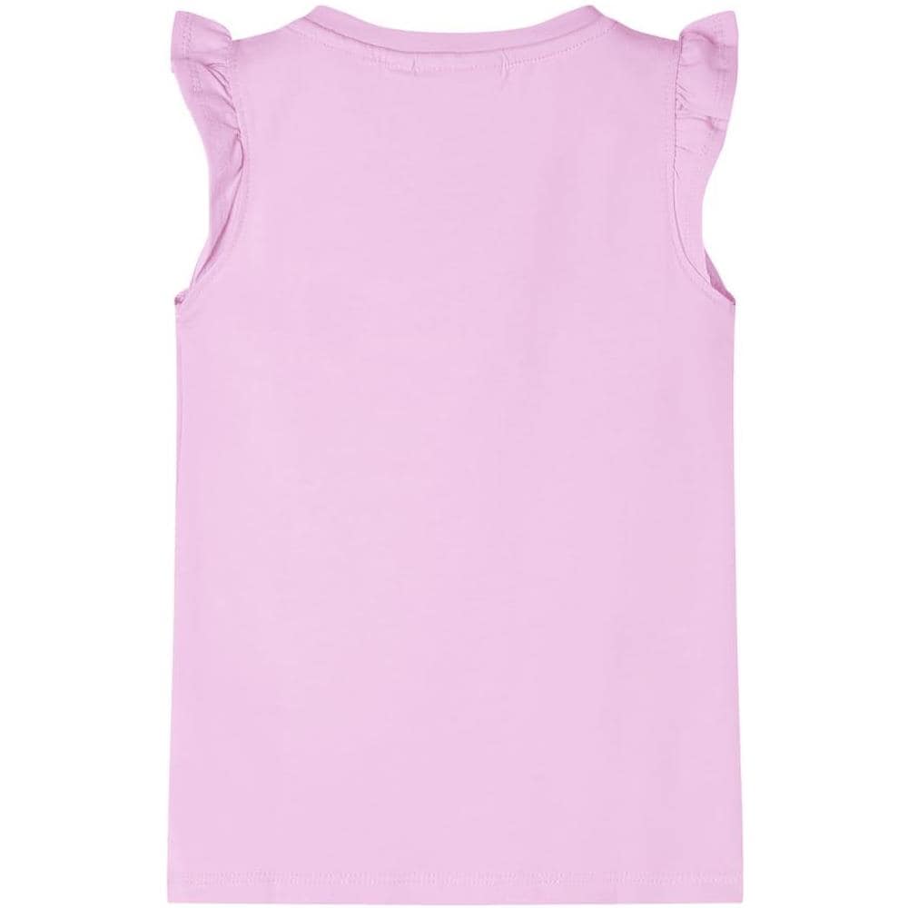Maglietta da Bambina con Maniche Volant Lilla 128 - Foto 2