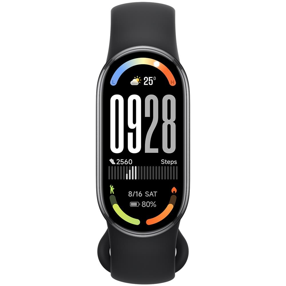 Smart Band 10 Black AMOLED Braccialetto per rilevamento di attività 4,37 cm (1.72") Nero - Foto 2