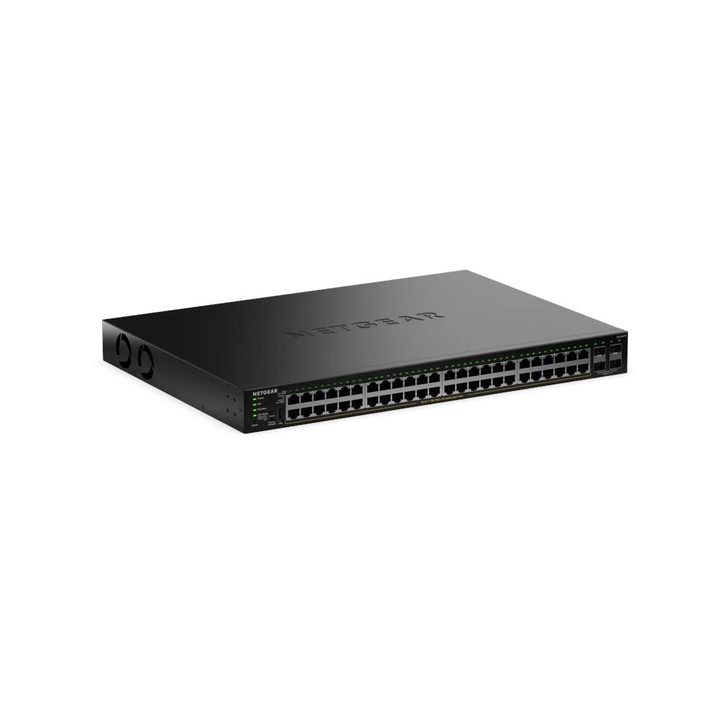 GS348TPv2 Gestito L2/L3 Gigabit Ethernet (10/100/1000) Supporto Power over Ethernet (PoE) 1U Nero - Foto 2