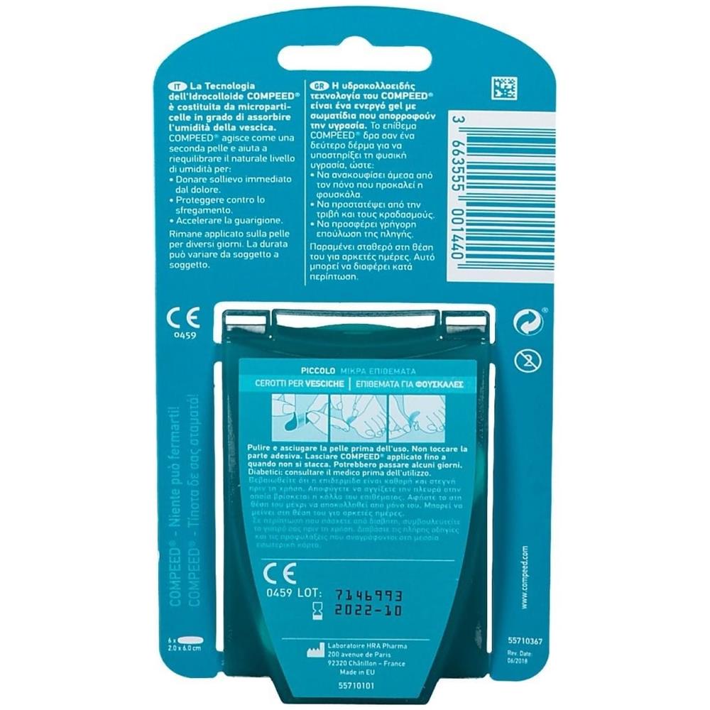 Compeed Cerotti per Vesciche Piccolo 6 Pezzi - Foto 2