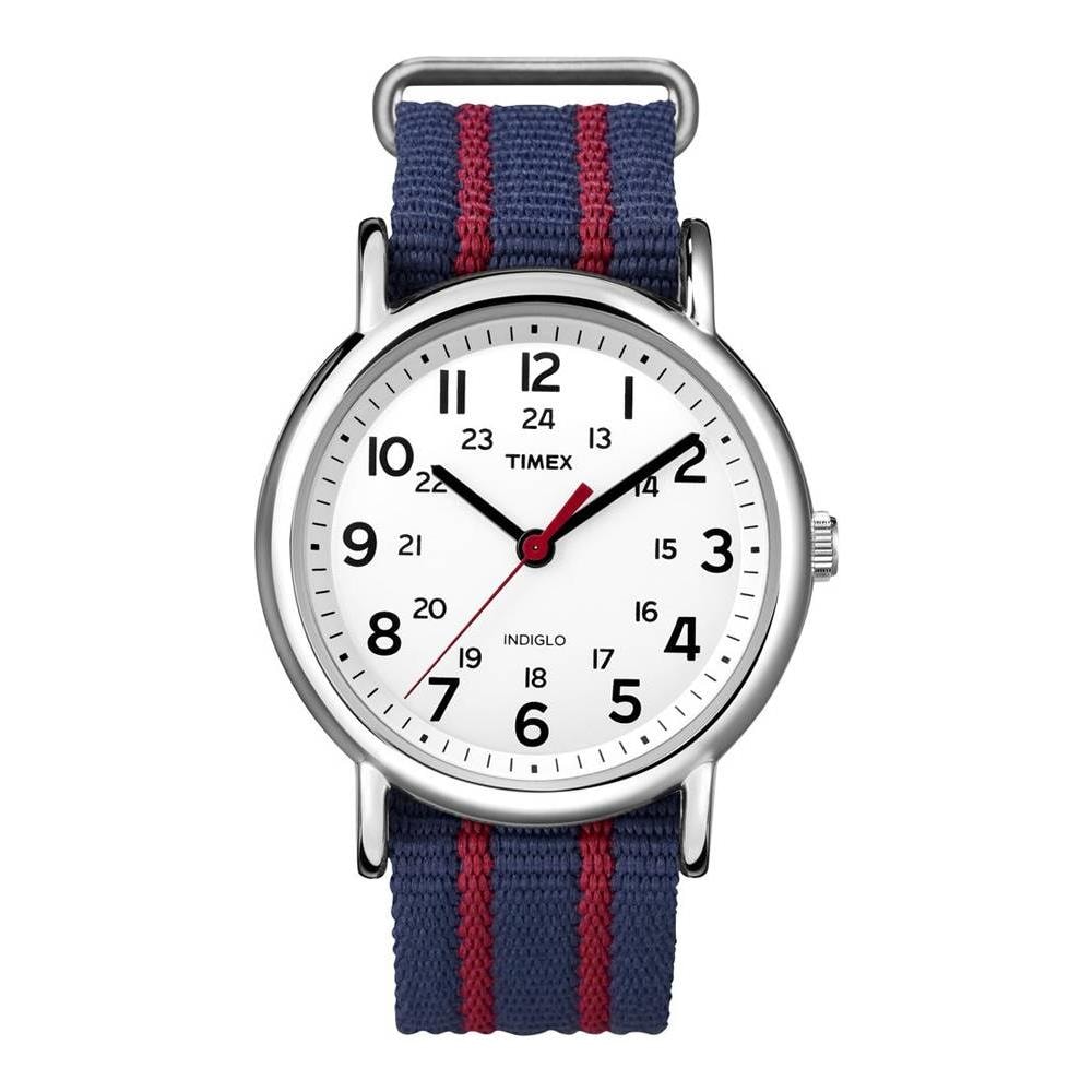 T2n747 Orologio Da Polso Al Quarzo, Analogico, Unisex, Nylon, Blu - Foto 2