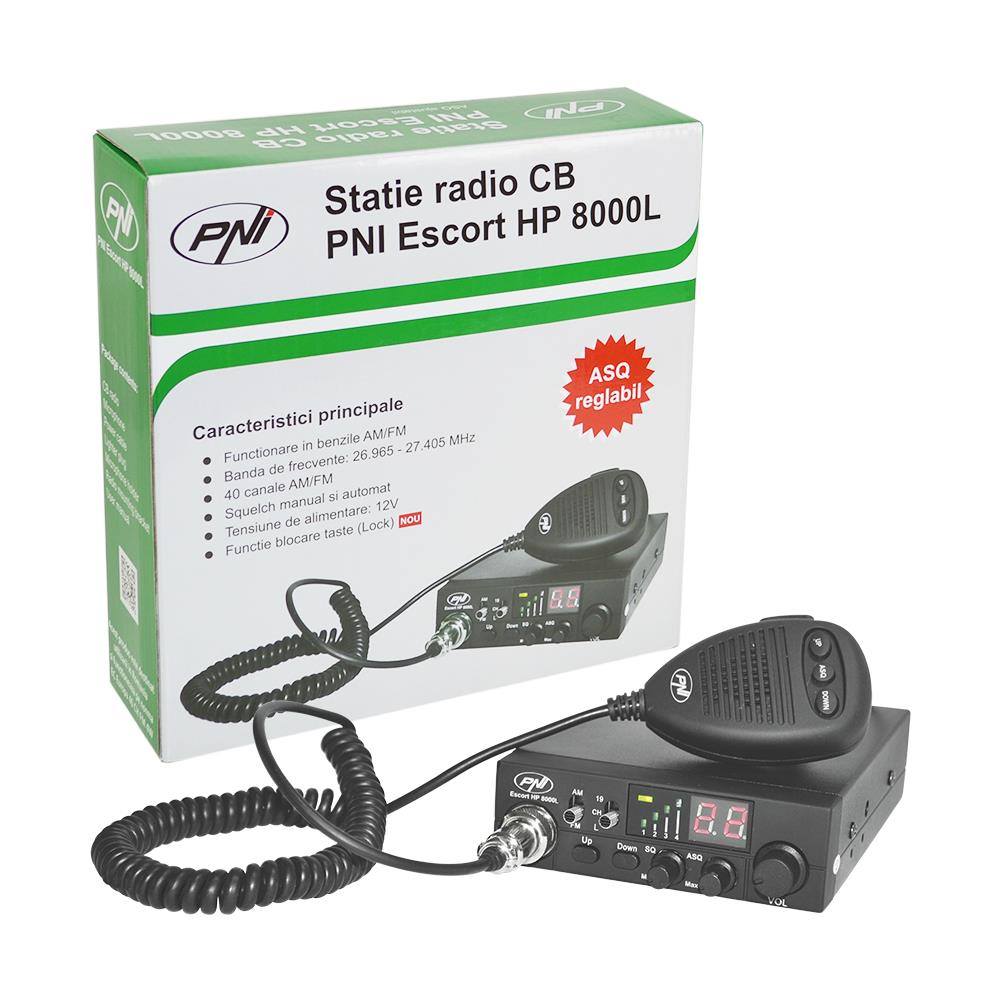 Kit Radio Cb Escort Hp 8000l Asq + Antenna Cb Ml100 Con Base Magnetica - Foto 2
