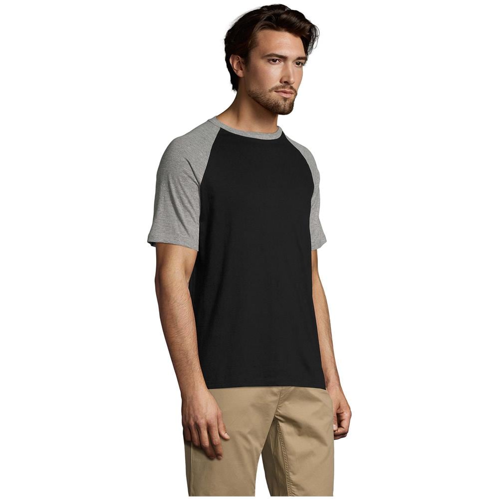 Bicolor manica Raglan uomo Funky - Foto 4