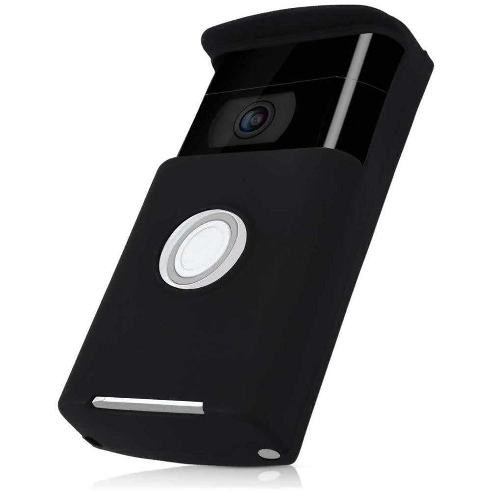 Anello Video Caso Campanello - Copertura Protettiva In Silicone Per Lanello Di Video Campanello Nero - Foto 1