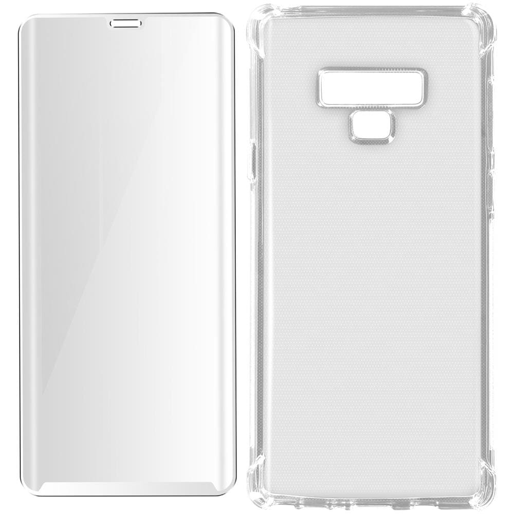 Kit Protezione Samsung Note 9 Cover Flessibile + Vetro Temperato Trasparente - Foto 1