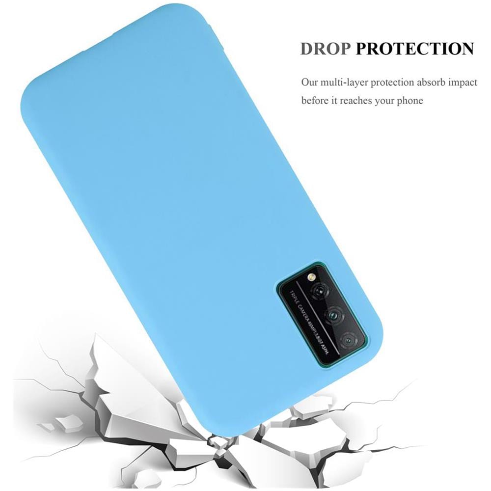 Custodia Compatibile Con Honor Play 4t Pro In Candy Blu - Coperchio Protettivo In Silicone Tpu Flessibile - Foto 8