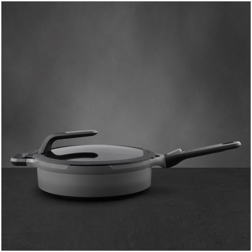 Tegame Con Coperchio 28 Cm Grigio - Gem - Foto 8