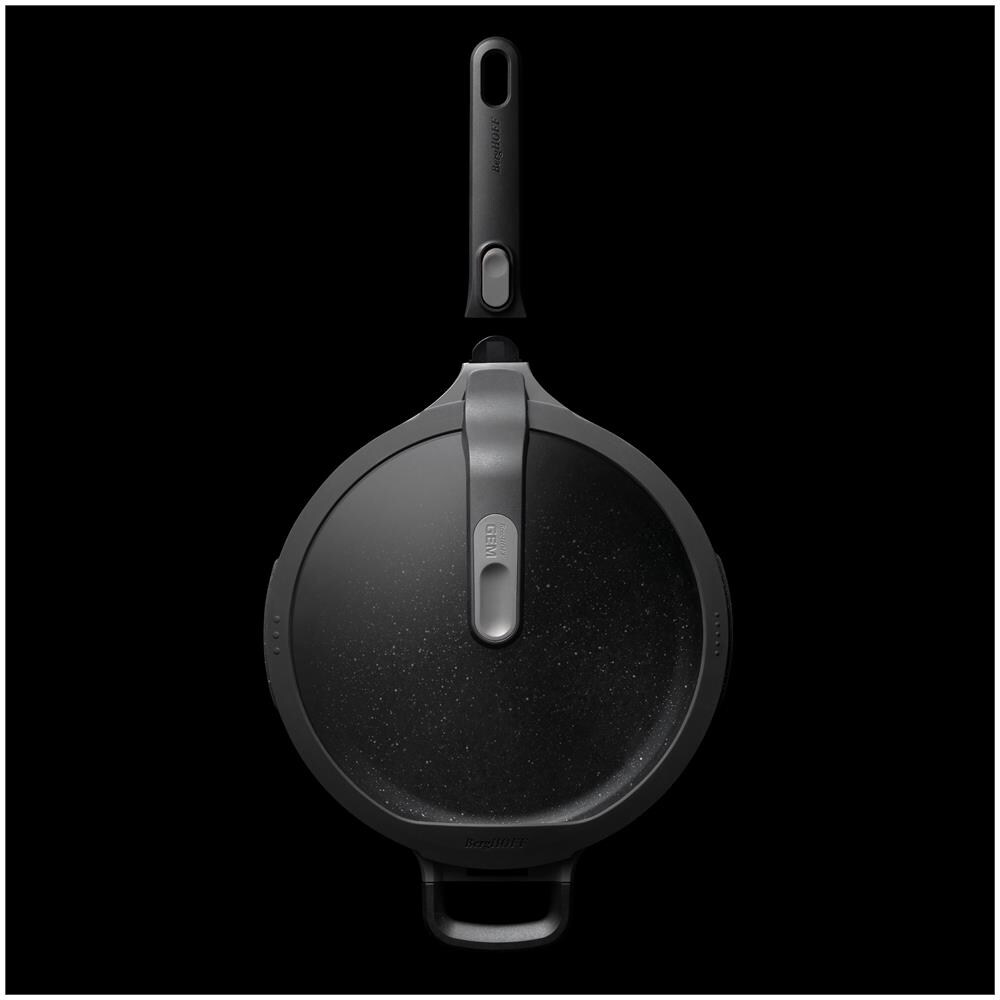 Tegame Con Coperchio 28 Cm Grigio - Gem - Foto 2