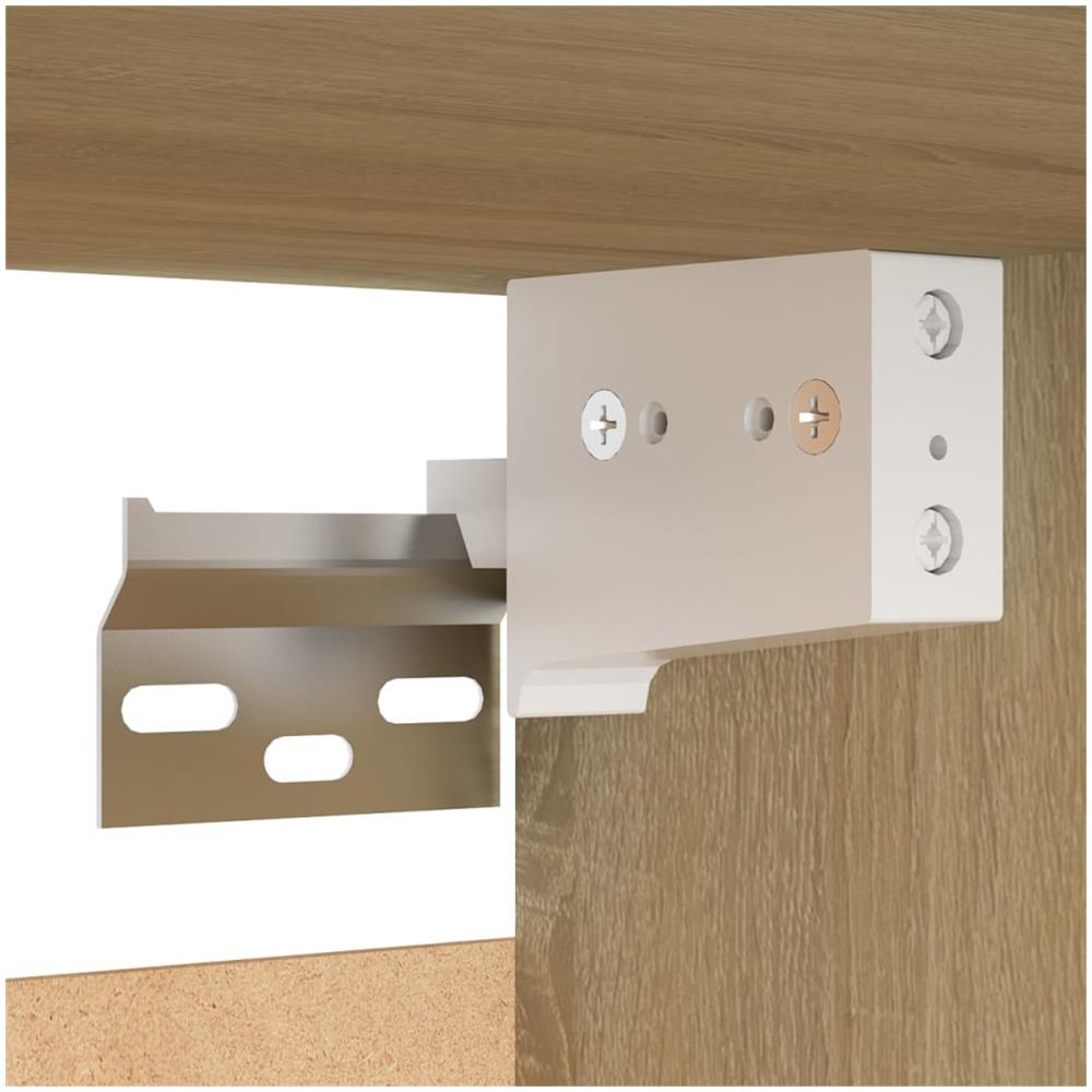 Set di Mobili Porta TV 10 pz Rovere Sonoma in Legno Multistrato - Foto 2