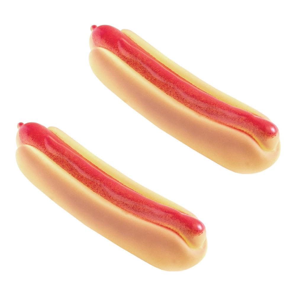 Set 2 Pezzi Gioco Pet Modello Food Hot Dog Resistente Per Animali Domestici - Foto 1