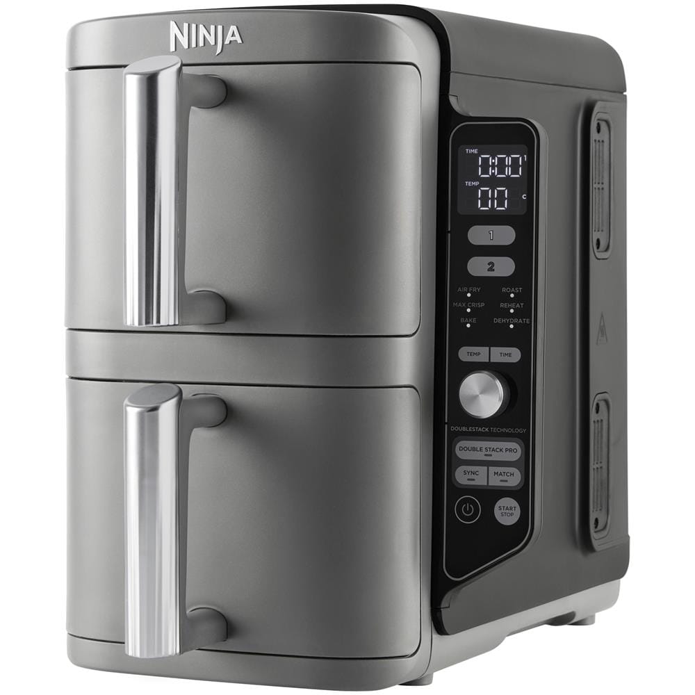 SL400EU Friggitrice Doppia 9,5 L 2470 W Friggitrice ad Aria Calda Nero, Grigio - Foto 1
