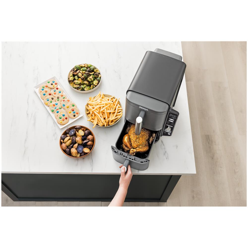 SL400EU Friggitrice Doppia 9,5 L 2470 W Friggitrice ad Aria Calda Nero, Grigio - Foto 11