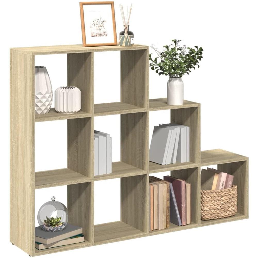 Libreria 4 Ripiani Rovere Sonoma 137,5x29x103,5 cm Truciolato - Foto 2