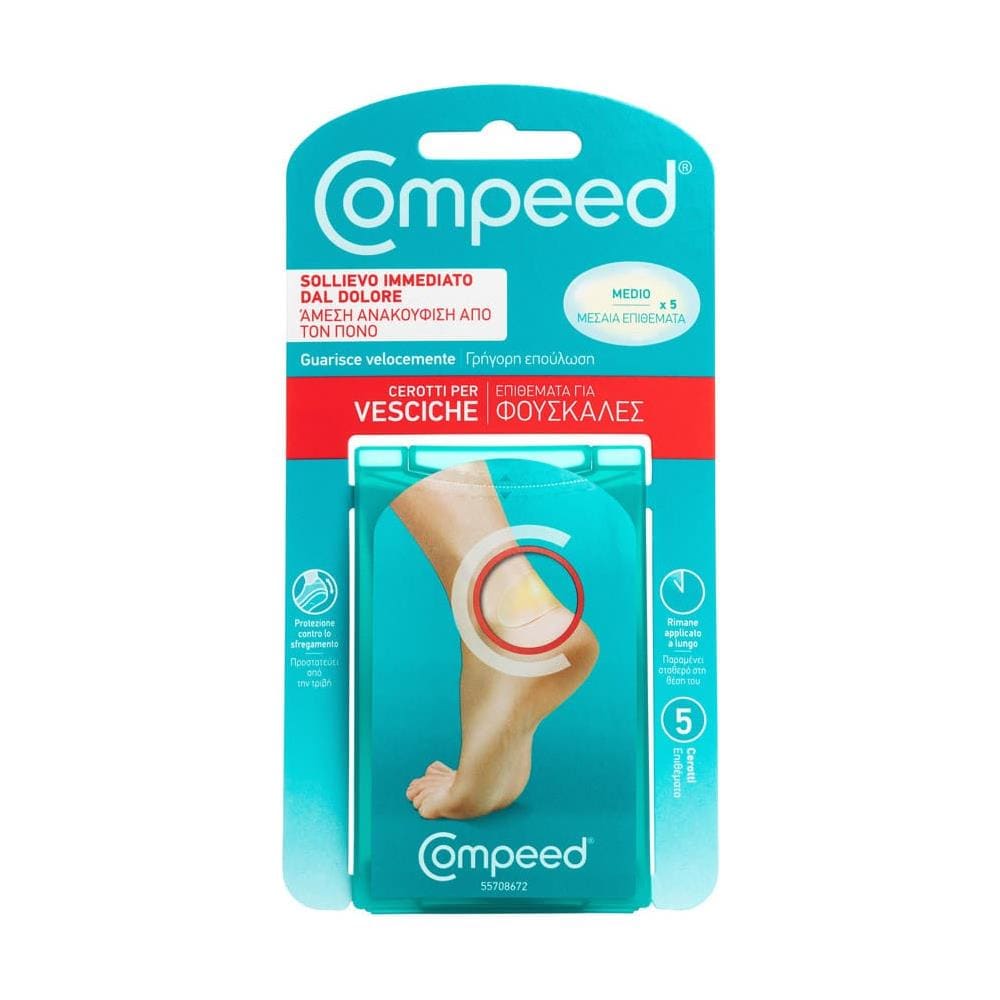 Compeed Cerotti per Vesciche Medio 5 Pezzi - Foto 1