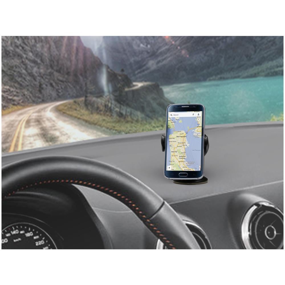 Supporto Universale da Auto per Smartphone fino a 5.5'' Colore Nero - Foto 4