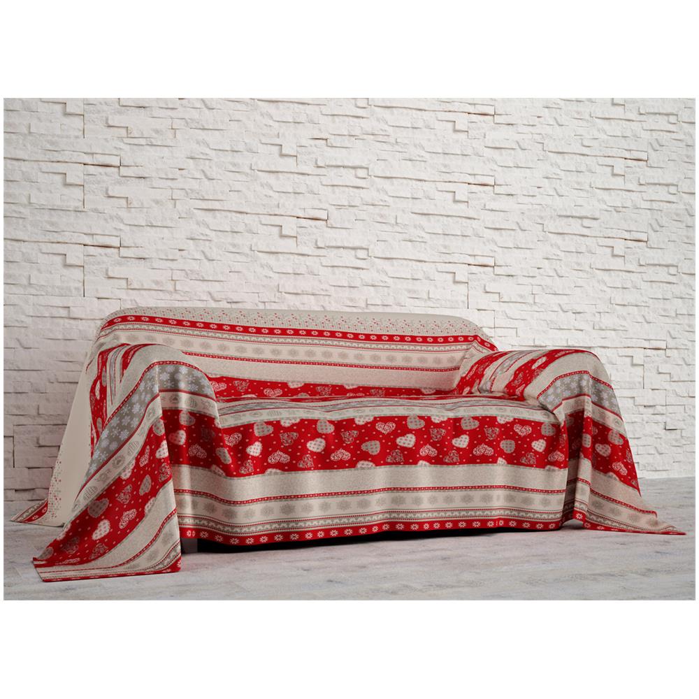 Telo Arredo In Cotone Fantasia Corvara Matrimoniale Corvara - Foto 3