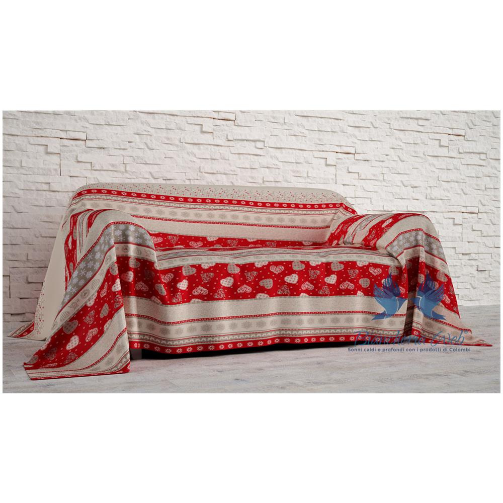 Telo Arredo In Cotone Fantasia Corvara Matrimoniale Corvara - Foto 1