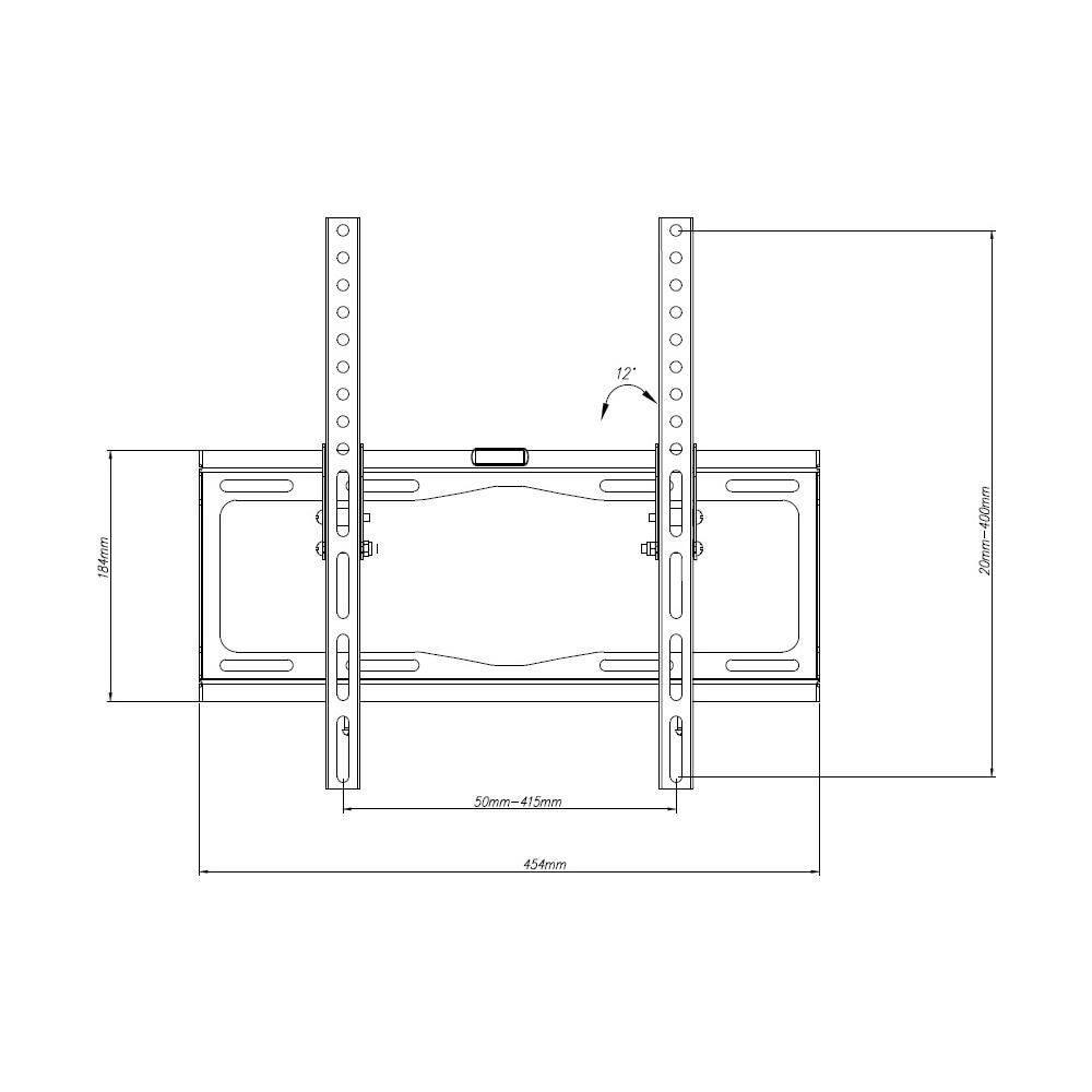 Supporto da Parete Pitch 400 Flex per TV fino a 55" Portata Max 35 Kg - Foto 2