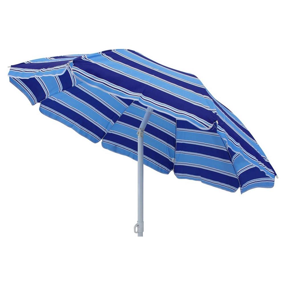 Ombrellone Spiaggia Colori Assortiti Ø 1,8 M Per Campeggio Spiaggia Mare Piscina Giardino - Foto 1