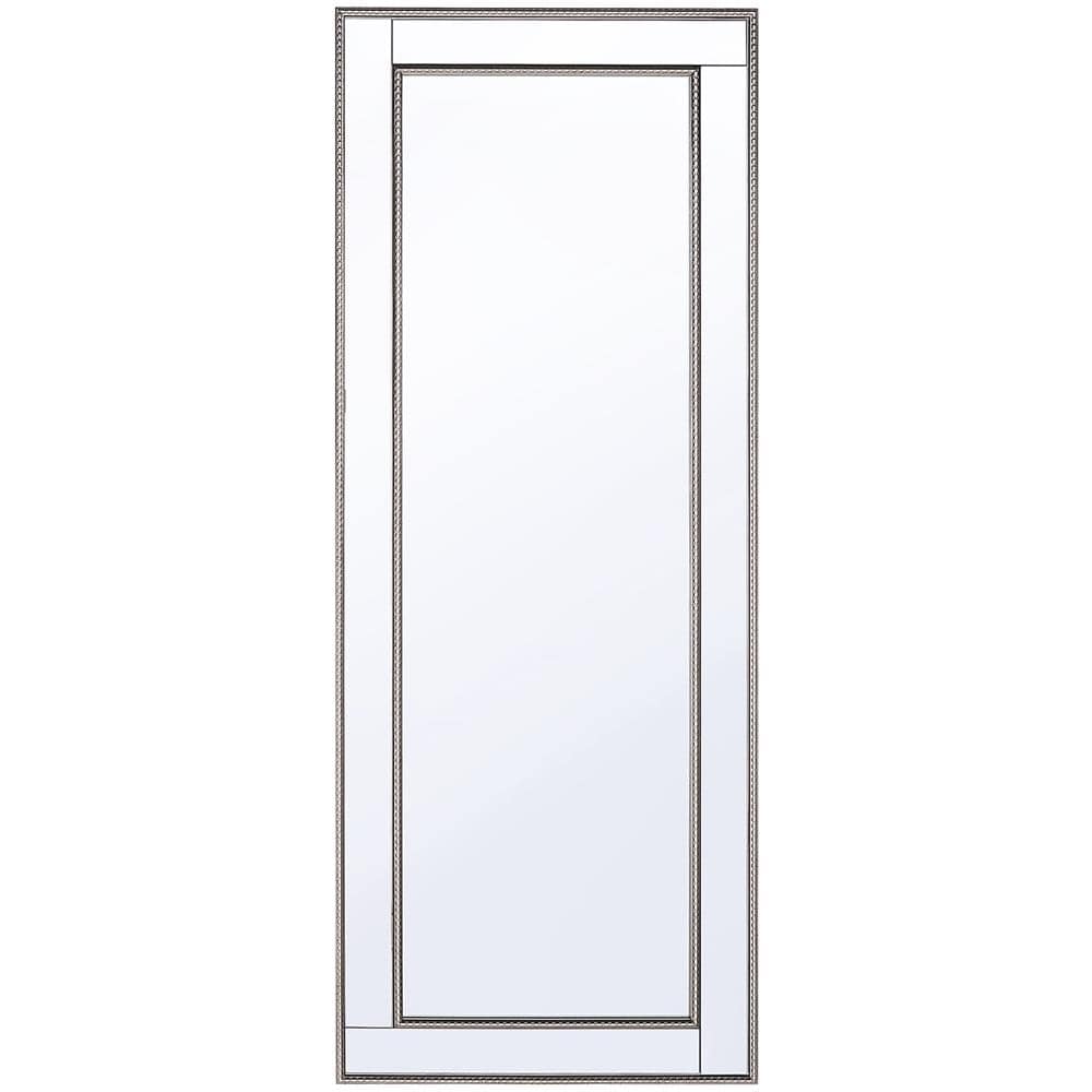 Specchio Da Parete 50 X 130 Cm Oro E Argento Fenioux - Foto 1