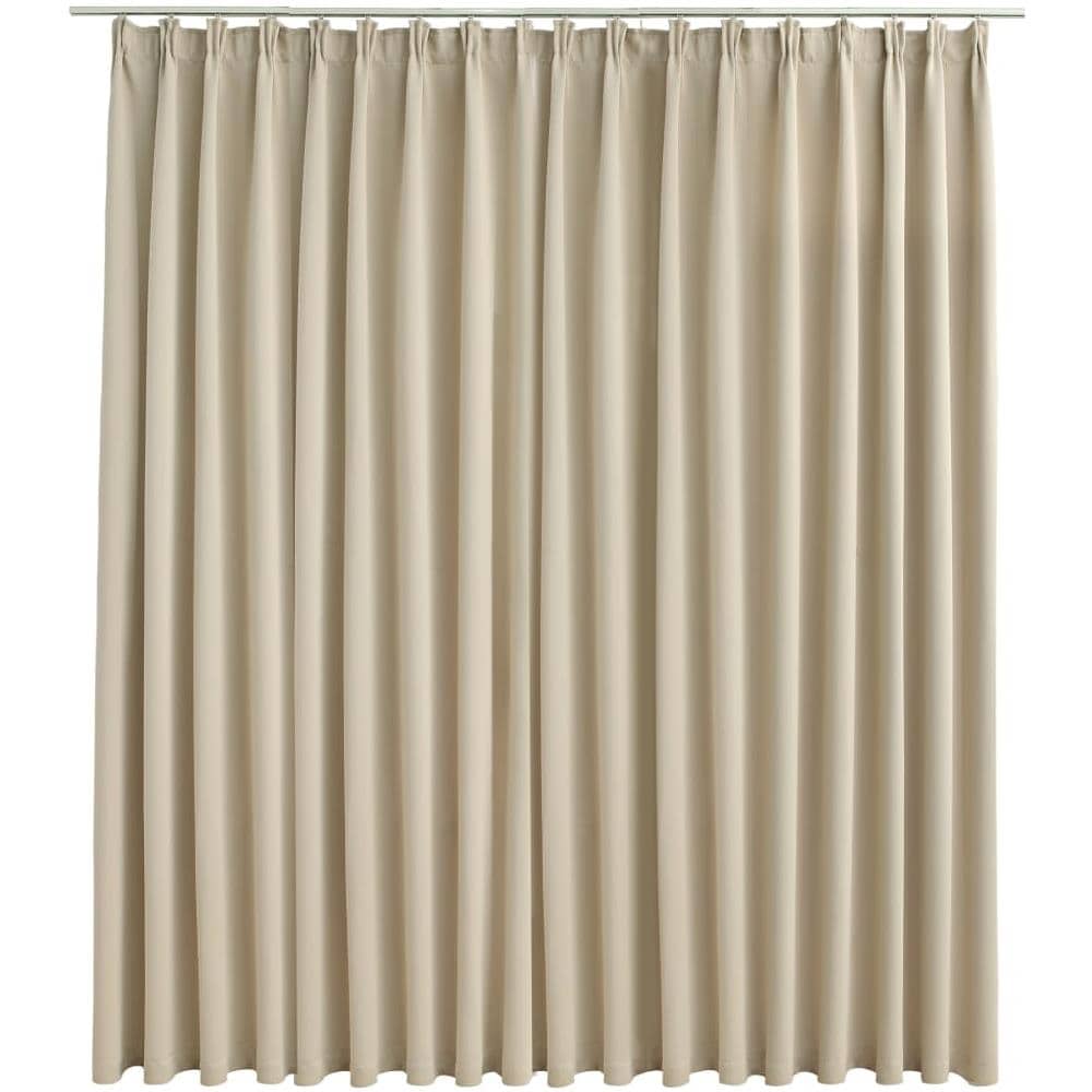 Tenda Oscurante Con Ganci Beige 290x245 Cm - Foto 2