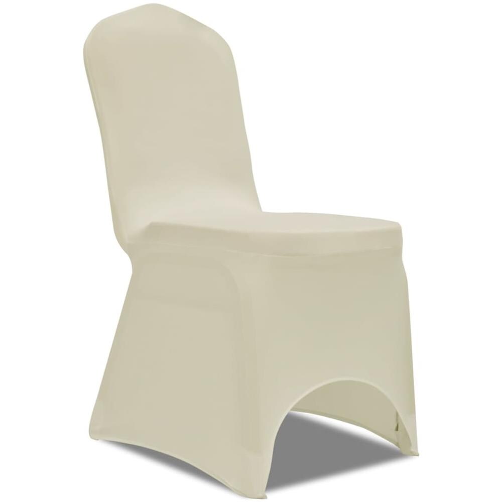 Coprisedie In Tessuto Elasticizzato Crema 18 Pz - Foto 2