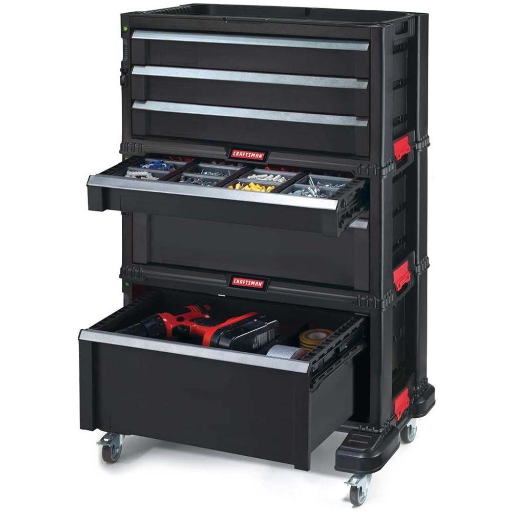 Libreria Con Sei Cassetti Tool Chest Set Nero - Foto 1