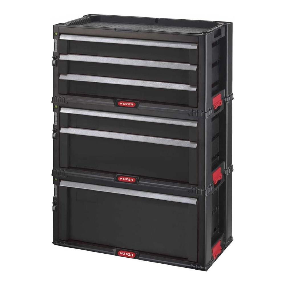 Libreria Con Sei Cassetti Tool Chest Set Nero - Foto 2
