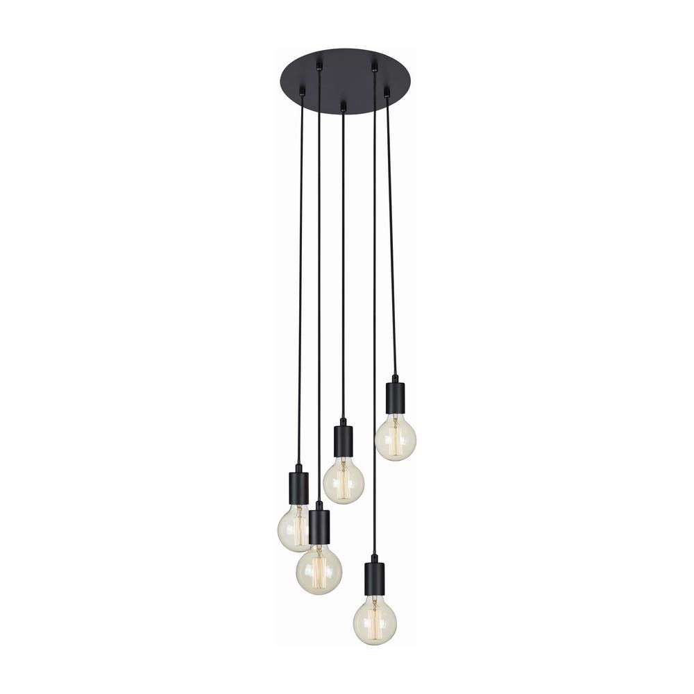 Markslojd Sky - Lampada A Sospensione A Soffitto Con 5 Luci A Grappolo, Nera, E27 - Foto 4