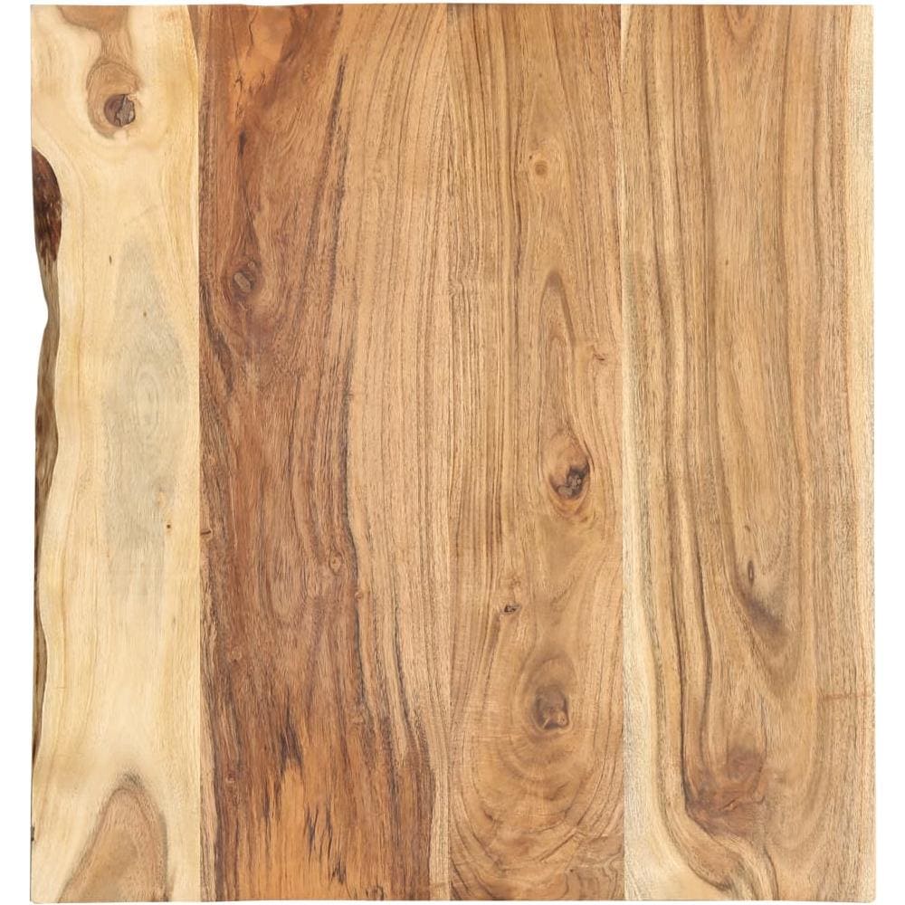 Piano per Lavabo Bagno in Massello di Acacia 58x55x2,5 cm - Foto 1