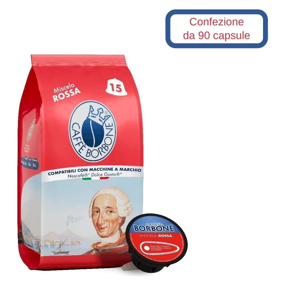 Borbone Miscela Rossa Compatibile Nescafe' Dolce Gusto 90 Capsule - Foto 1