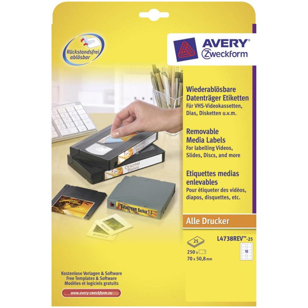 Etichette Diskette Label Stick+Lift 70 x 50,8mm - Foto 1