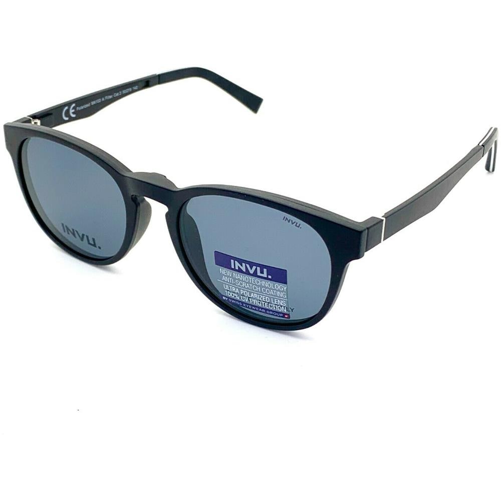 Montatura Unisex Con Clip-on Da Sole A Calamita Polarizzato Mod. M4103a - Foto 2