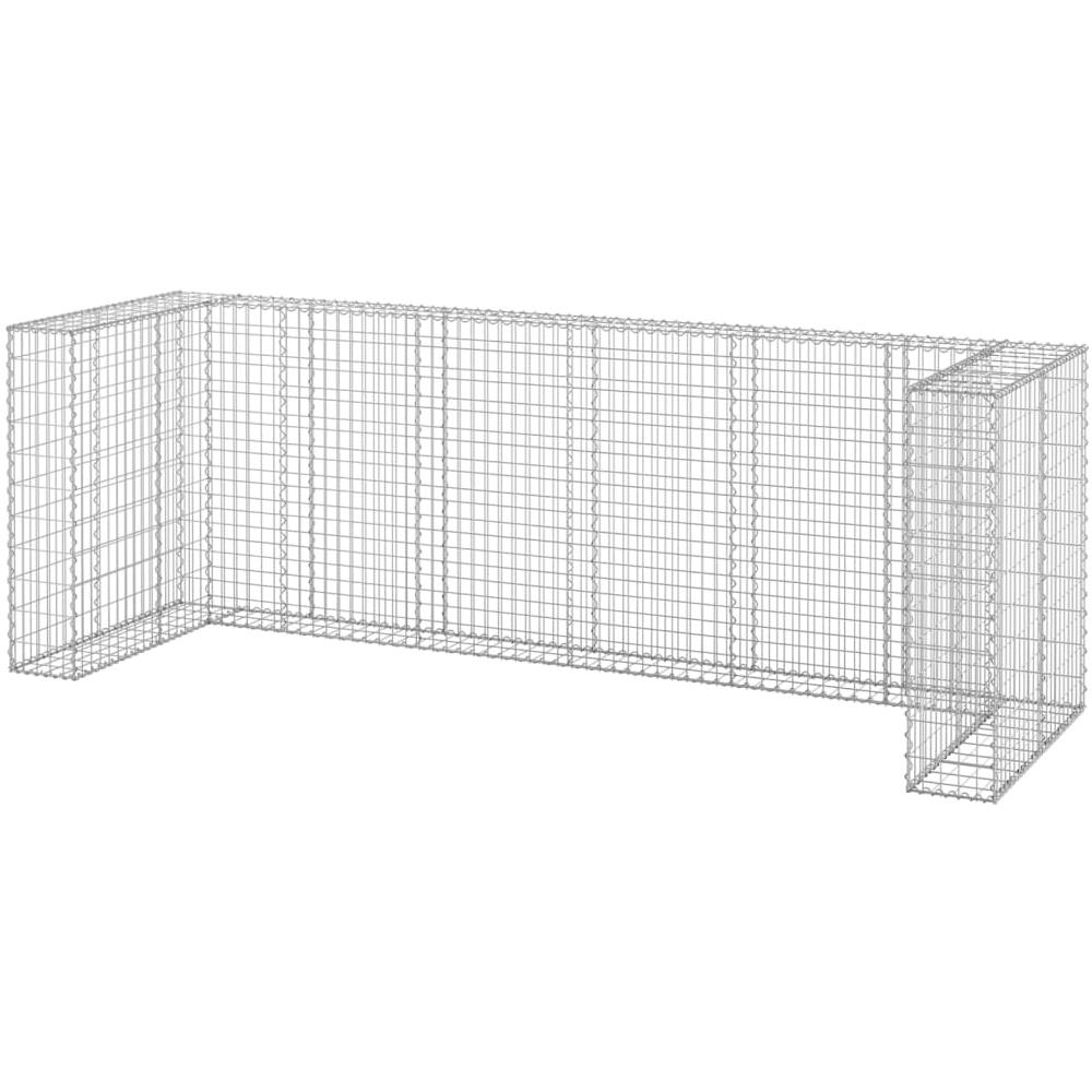 Gabbione Per Bidoni In Acciaio Zincato 320x100x110 Cm - Foto 2