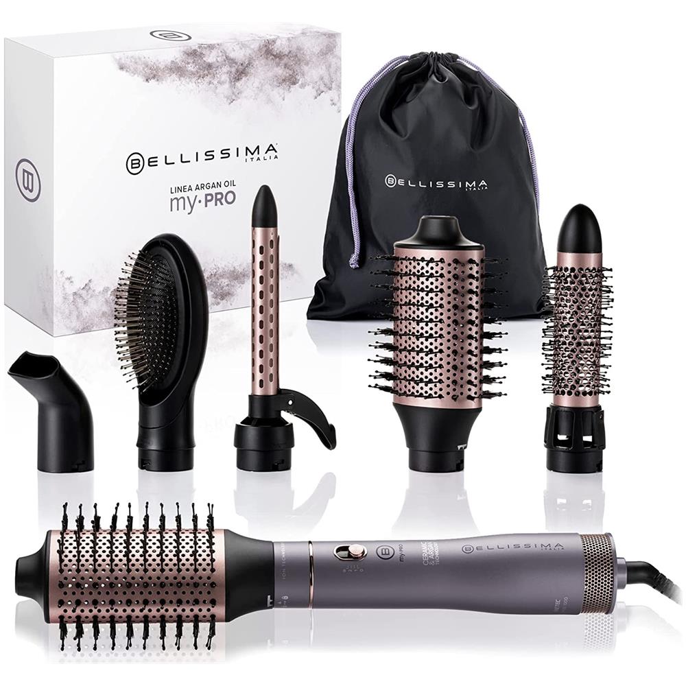 Bellissima Spazzola Ad Aria My Pro Ioni 6 In 1 Ceramic E Argan Oil 1000w - Foto 2