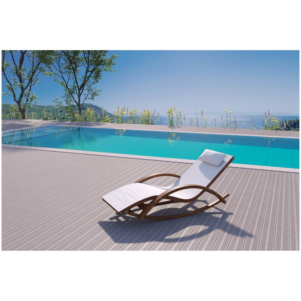 Sdraio A Dondolo In Legno Ecru Alcoba - Foto 1