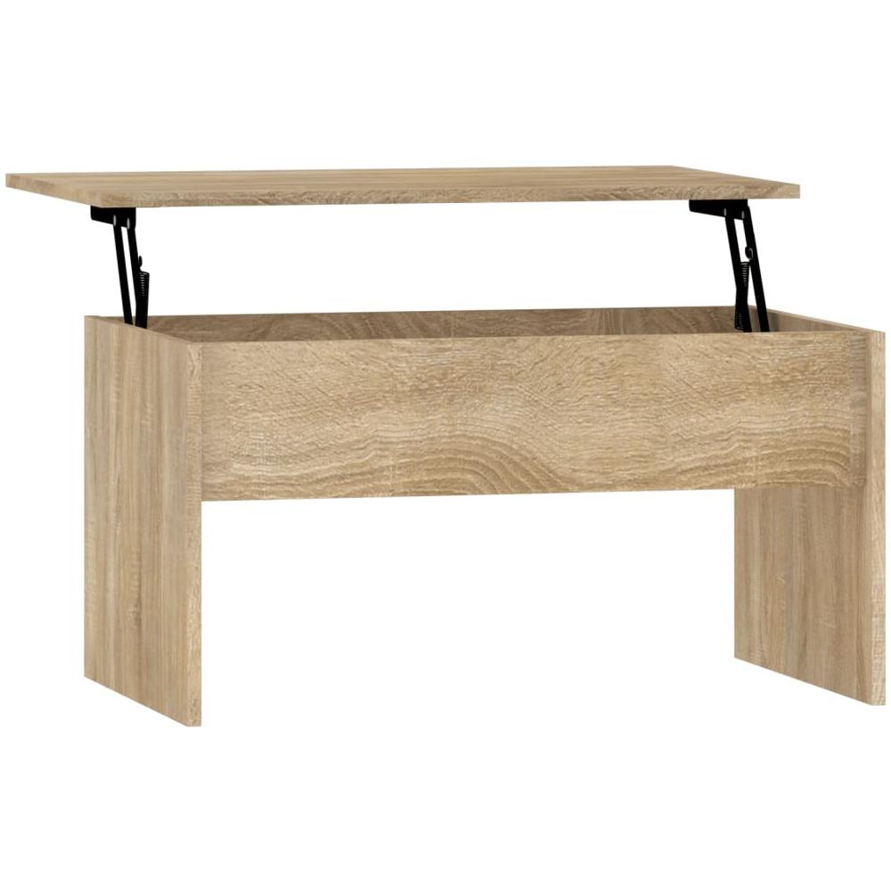 Tavolino Salotto Rovere Sonoma 80x50,5x41,5cm Legno Multistrato - Foto 1